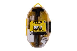 Multi-caliber rifle cleaning kit.